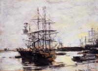 Boudin, Eugene - Vessel at Anchor outside of Venice